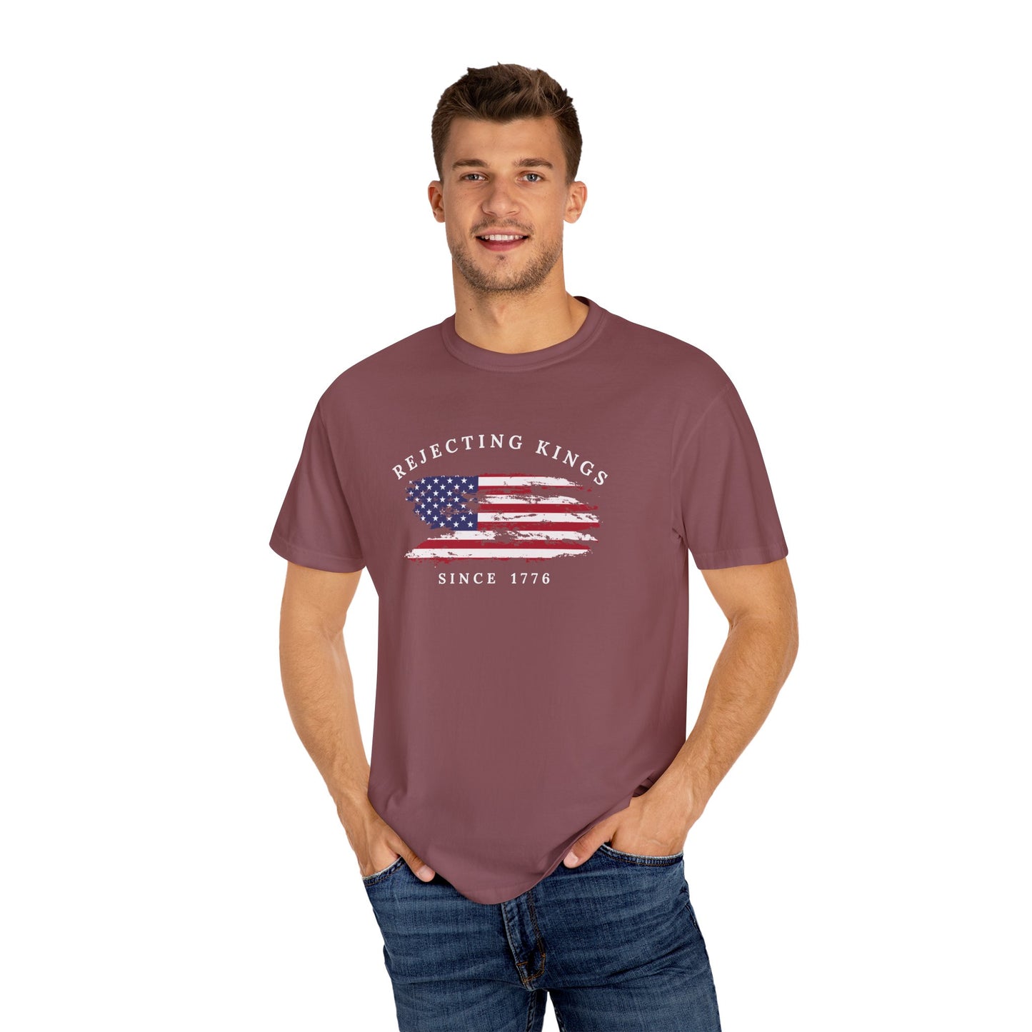 Comfort Colors® Rejecting Kings Since 1776 Protest Shirt, 4th July America Shirt, Anti Trump Shirt, Pro Democracy Shirt, gift for her