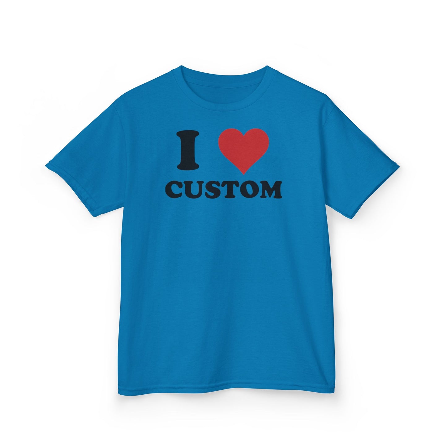 I Love Custom Baby Tee, Custom 90s TShirt, Custom 90s TShirt, Trendy Y2K Clothing, I Heart Custom Shirt, Personalized Text Baby Tee