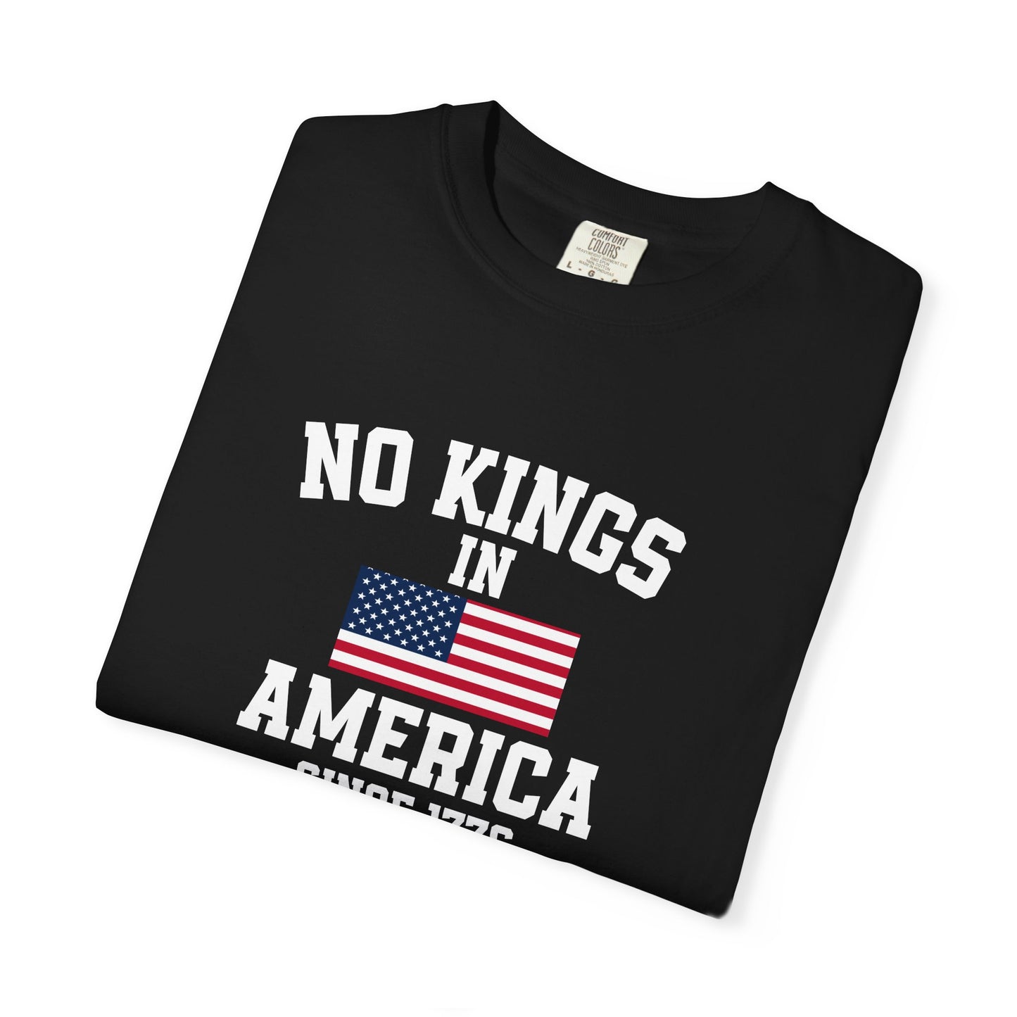 Personalized No Kings in America T Shirt, Democracy Tee, Patriotic Tee , personalized T shirt, 4th July Custom shirt, Liberal Shirt