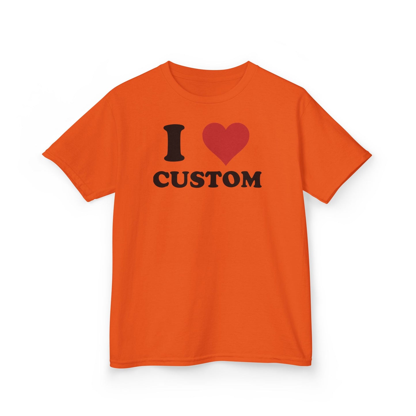 I Love Custom Baby Tee, Personalized Y2K T-Shirt, Trendy Y2K Clothing, Custom 90s TShirt, Custom I Heart Baby T, I Heart T Shirt Custom,