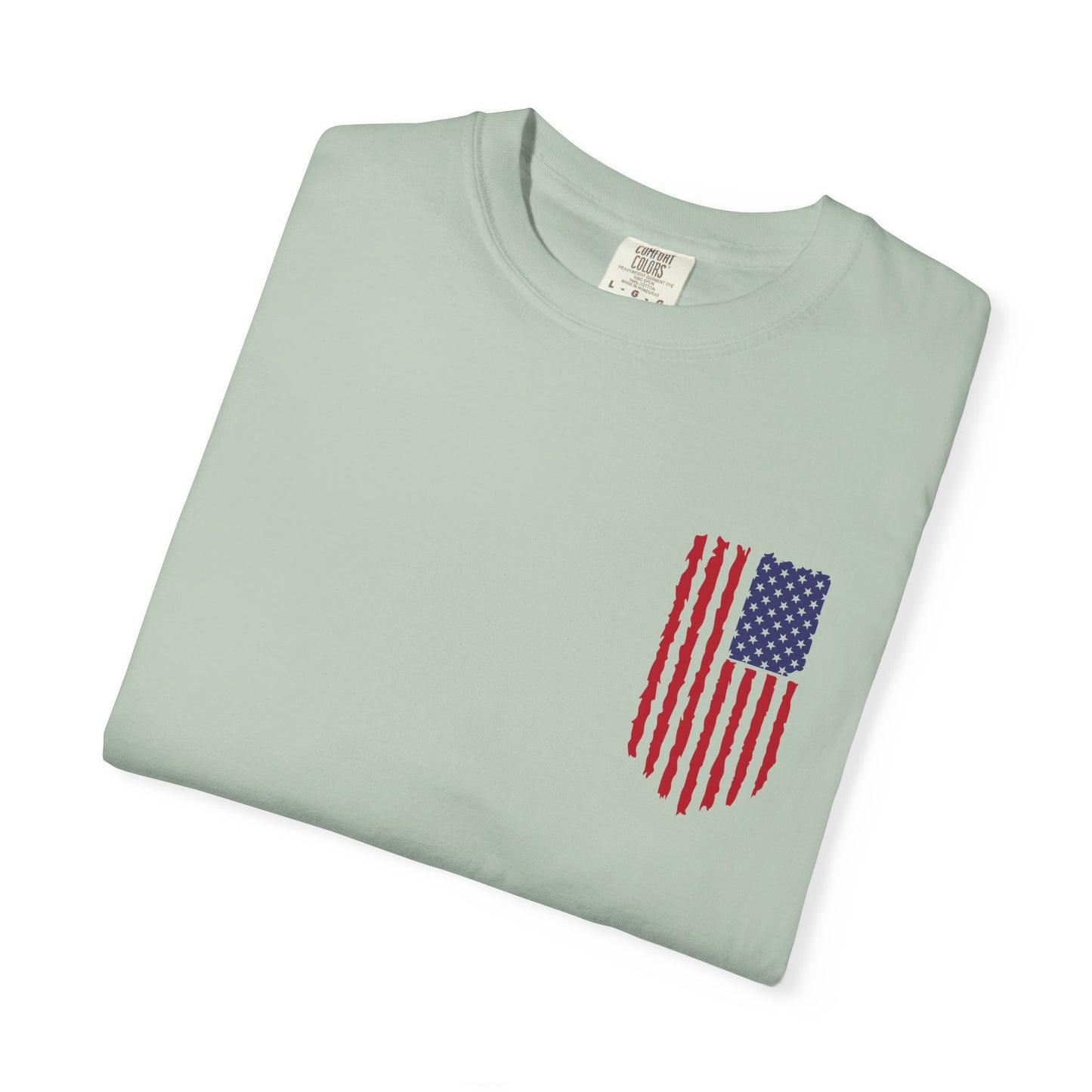 Comfort Colors Men's American Flag Shirt, American flag 4th of July shirt, Men's American Flag Shirt, Patriotic Shirt, USA Flag Tee,