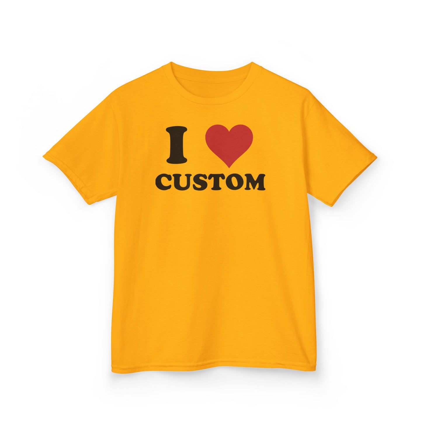 I Love Custom Baby Tee, Personalized Y2K T-Shirt, Trendy Y2K Clothing, Custom 90s TShirt, Custom I Heart Baby T, I Heart T Shirt Custom,