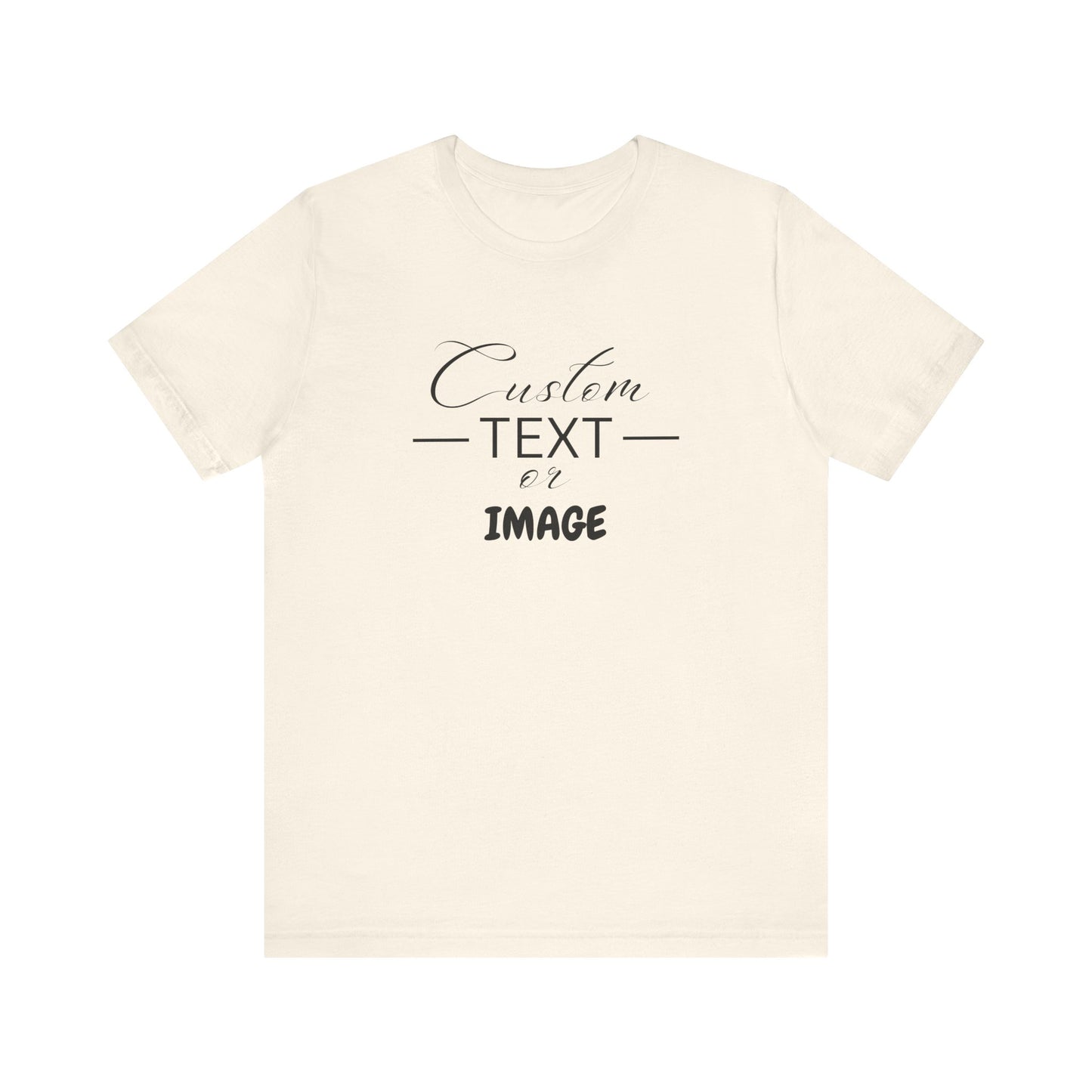 Custom Bell Canvas T Shirt, Personalized Bella Shirt, Custom Unisex Shirts, Custom Shirt, T-Shirt, Custom Logo Shirts, Customizable Business