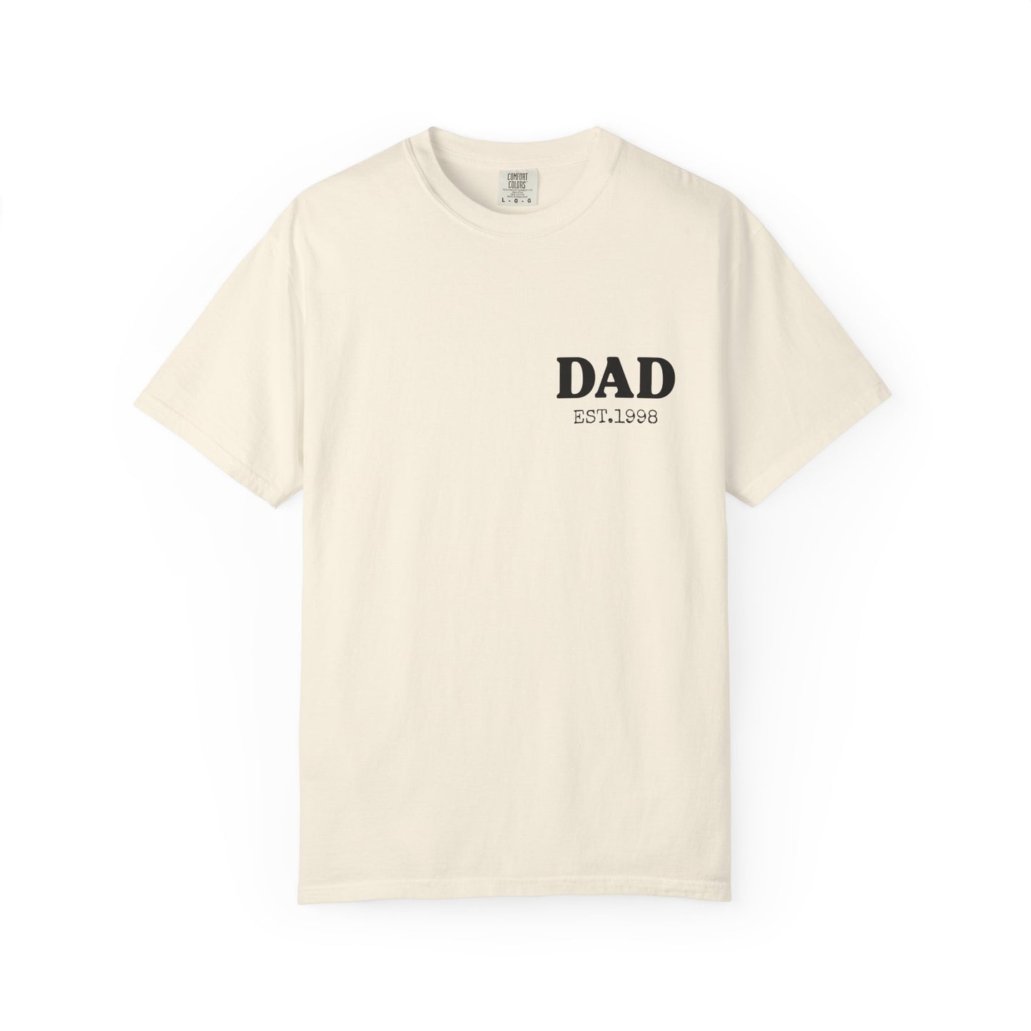 Dad Est Year Shirt, Birthday Gift for Daddy, New Dad Gift Idea,Matching Dad & Daughter, Fathers Day Gifts from Daughter, Dad of Girls Tee