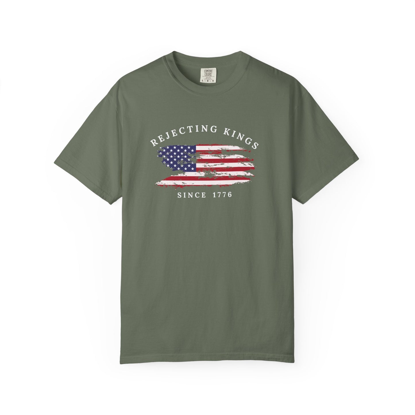Comfort Colors® Rejecting Kings Since 1776 Protest Shirt, 4th July America Shirt, Anti Trump Shirt, Pro Democracy Shirt, gift for her