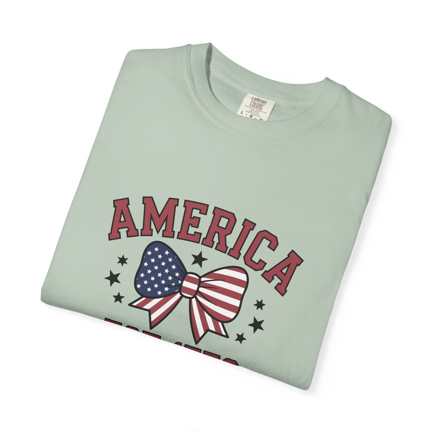 Comfort Colors USA Shirt, 4th of July shirt, America est 1776 shirt, red white blue shirt, summer patriotic shirt for women, gift fo her
