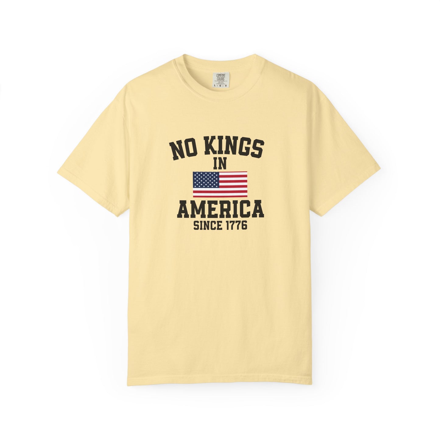 Personalized No Kings in America T Shirt, Democracy Tee, Patriotic Tee , personalized T shirt, 4th July Custom shirt, Liberal Shirt