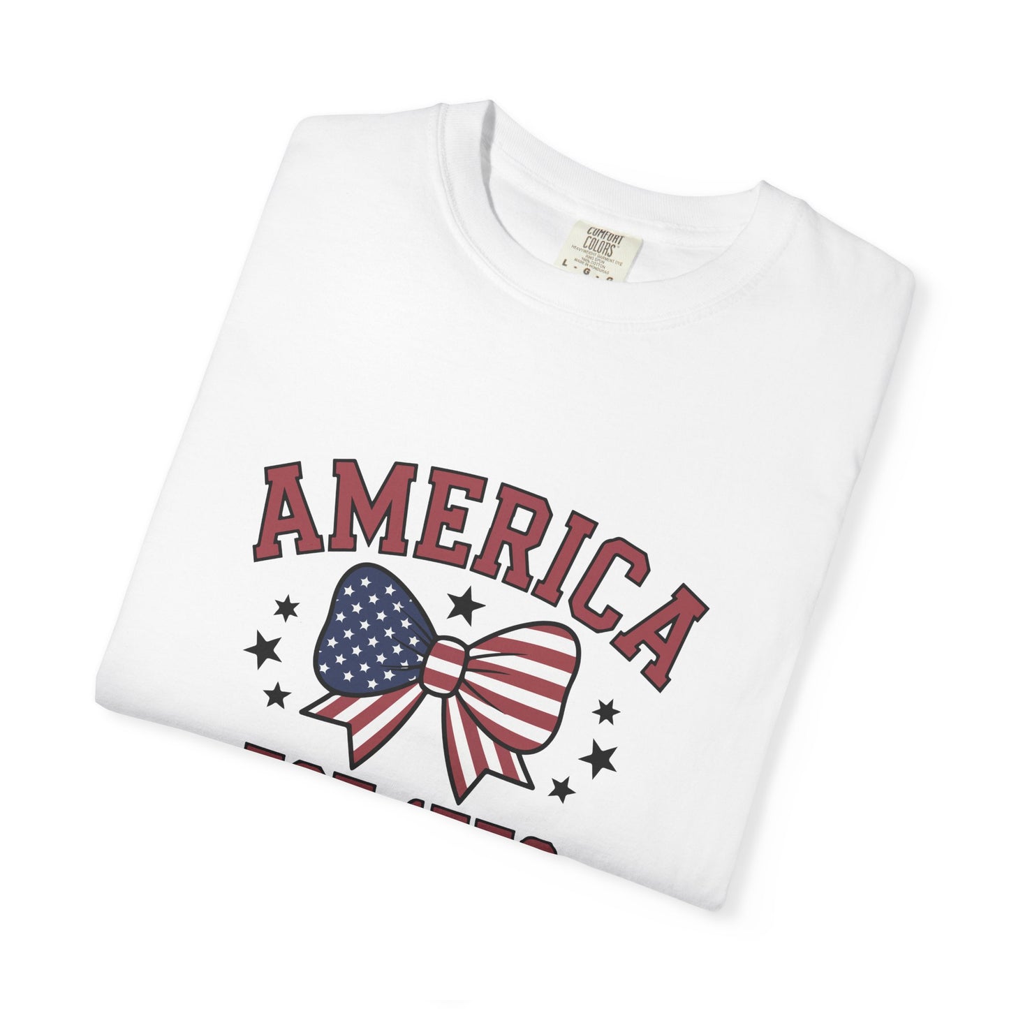Comfort Colors USA Shirt, 4th of July shirt, America est 1776 shirt, red white blue shirt, summer patriotic shirt for women, gift fo her