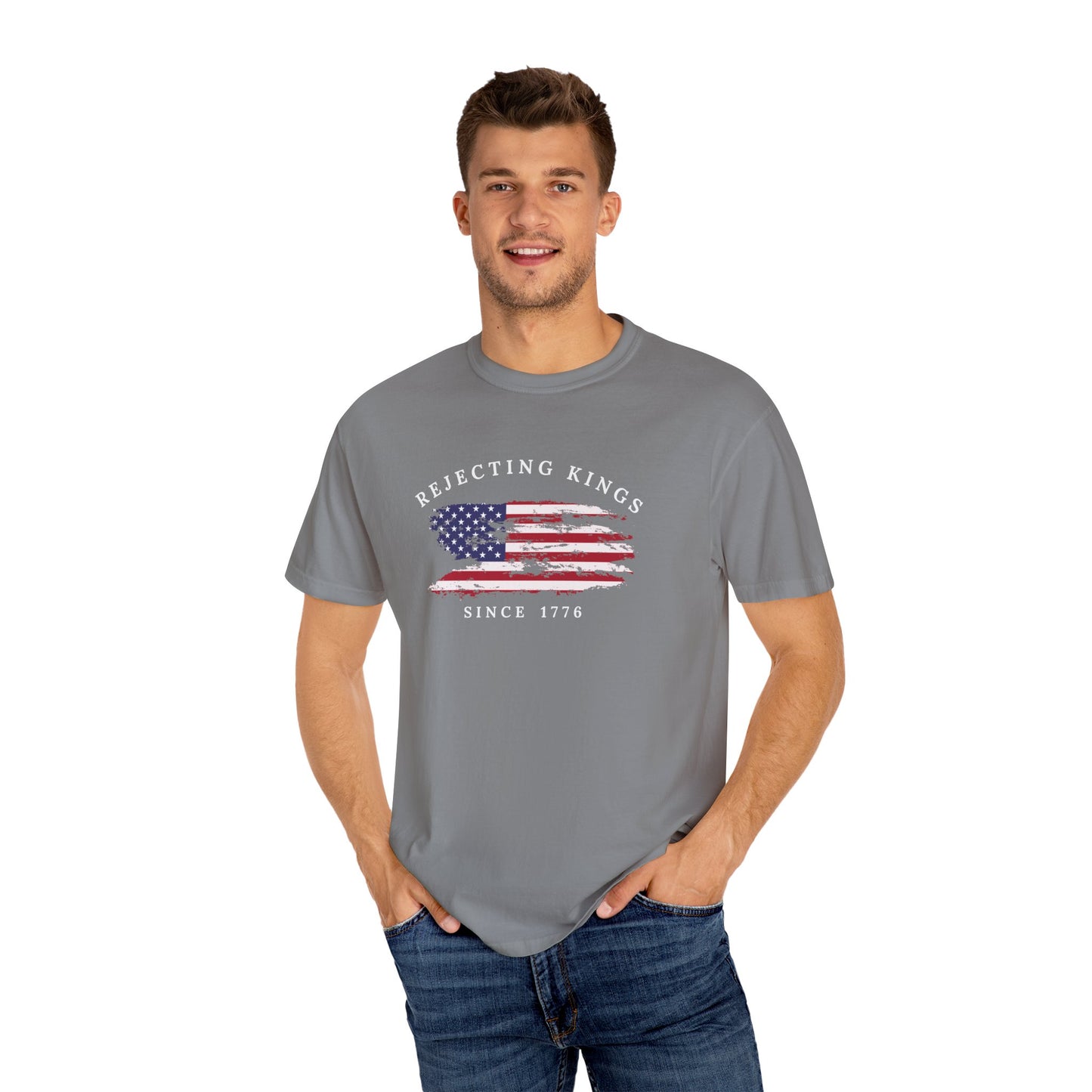 Comfort Colors® Rejecting Kings Since 1776 Protest Shirt, 4th July America Shirt, Anti Trump Shirt, Pro Democracy Shirt, gift for her