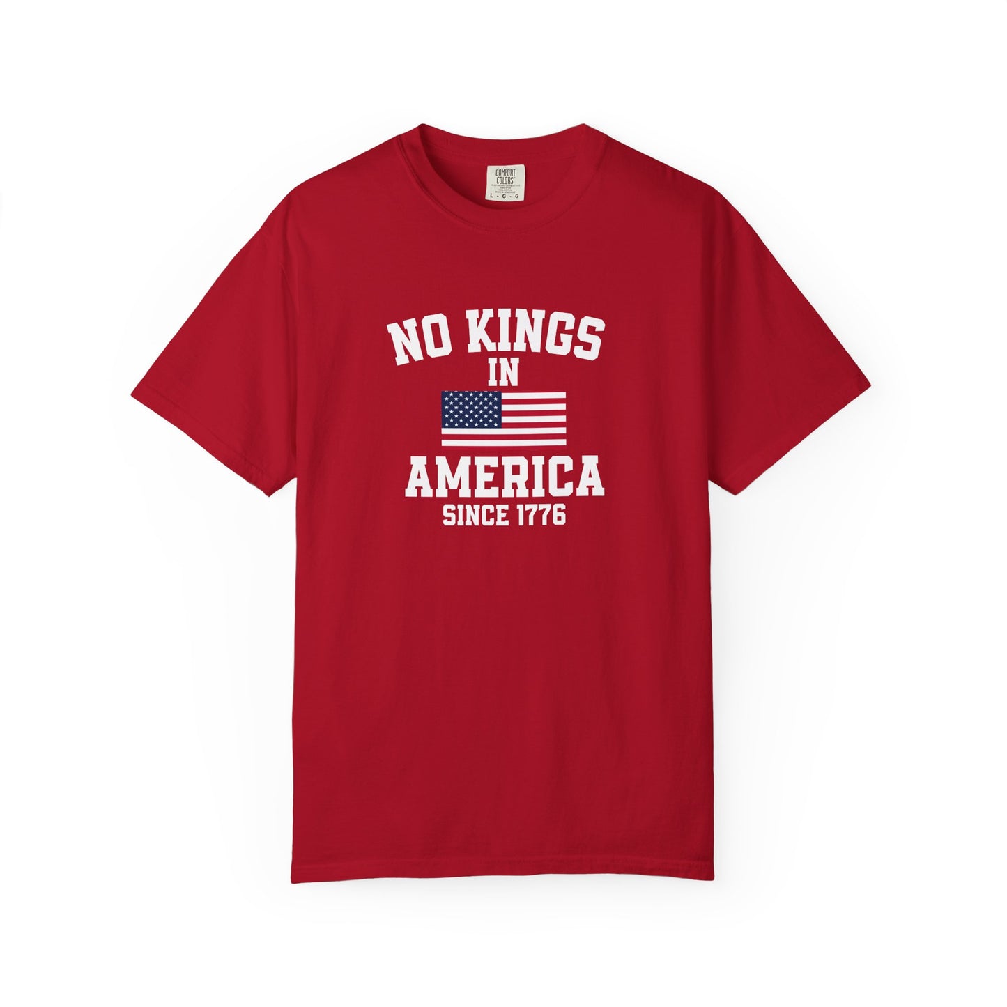 Personalized No Kings in America T Shirt, Democracy Tee, Patriotic Tee , personalized T shirt, 4th July Custom shirt, Liberal Shirt