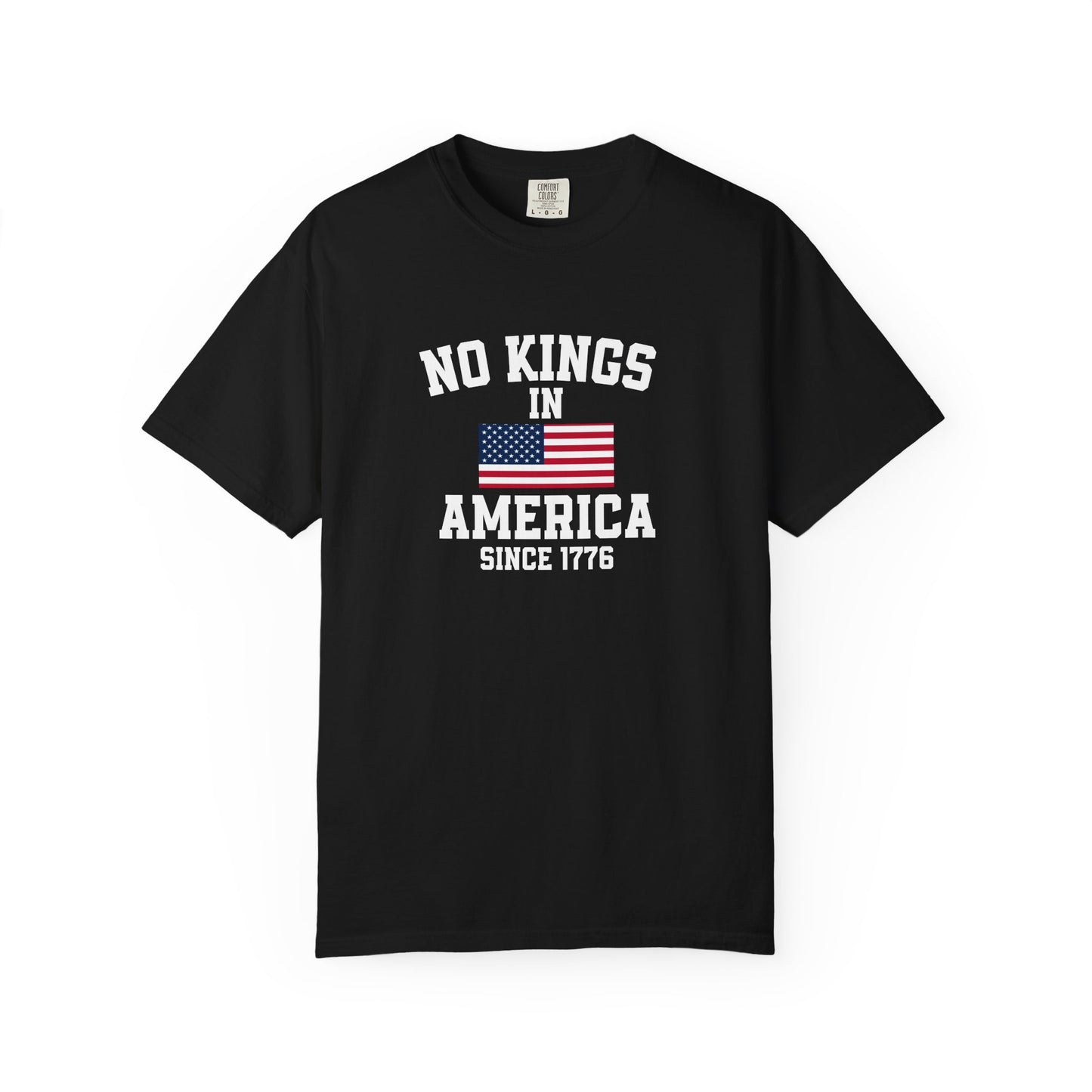 Personalized No Kings in America T Shirt, Democracy Tee, Patriotic Tee , personalized T shirt, 4th July Custom shirt, Liberal Shirt