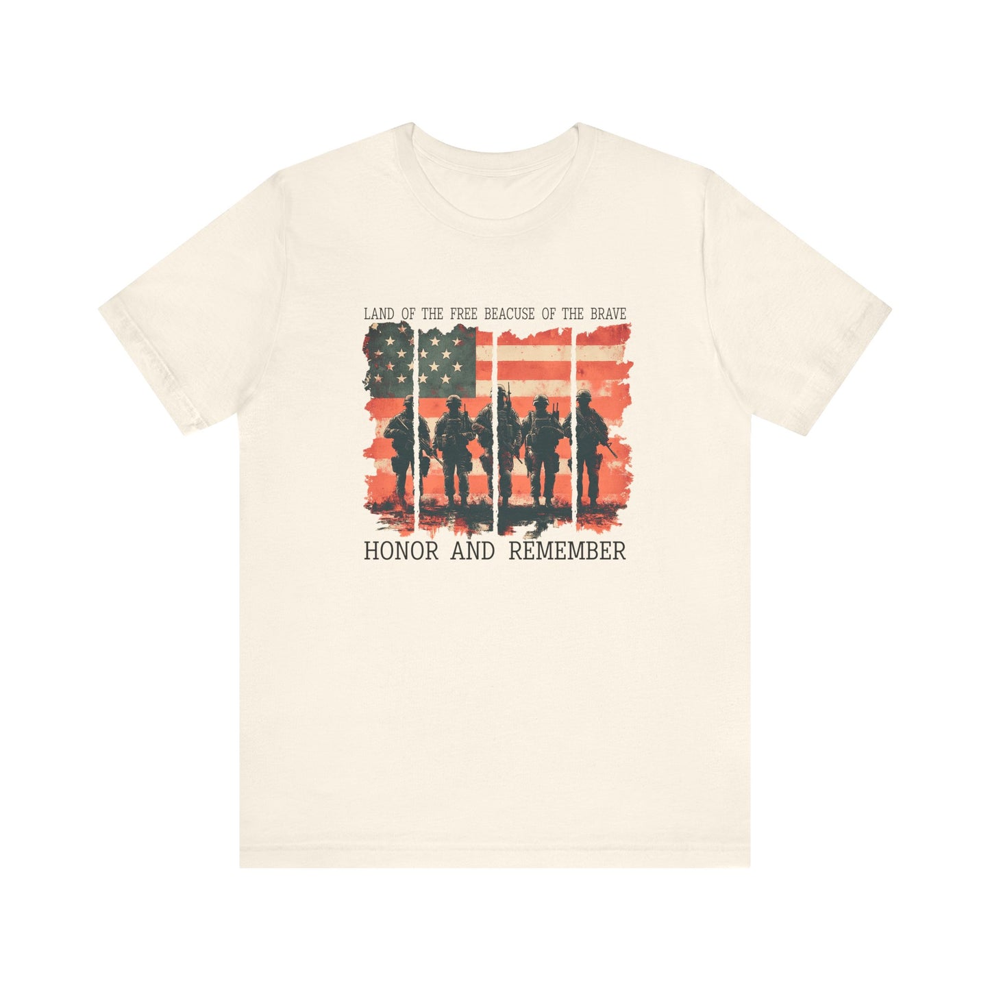 Memorial Day Shirt, American Flag Heart Shirt, Army Shirt, Patriotic American Flag Shirt,Land of the brave Shirt, Heart Memorial Day Shirt,