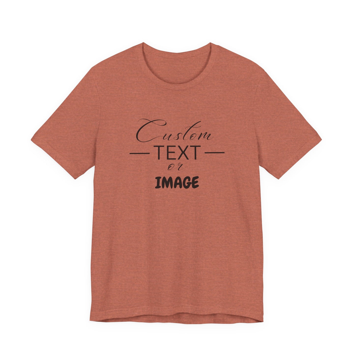 Custom Bell Canvas T Shirt, Personalized Bella Shirt, Custom Unisex Shirts, Custom Shirt, T-Shirt, Custom Logo Shirts, Customizable Business