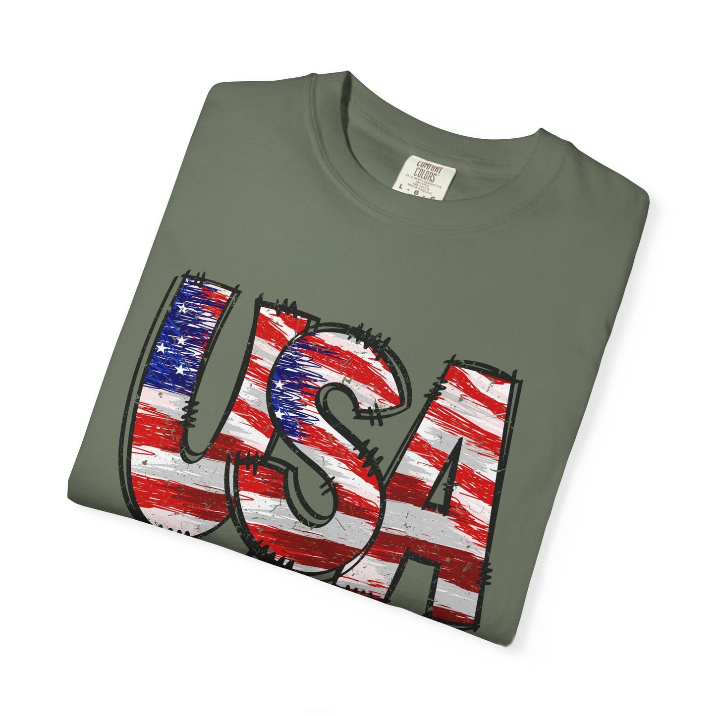 Comfort Color USA Shirt, Independent Day Shirt, USA 1776 Top, Gift For Her, Valentine's Day Shirt, America Shirt, 4th of July Tee,