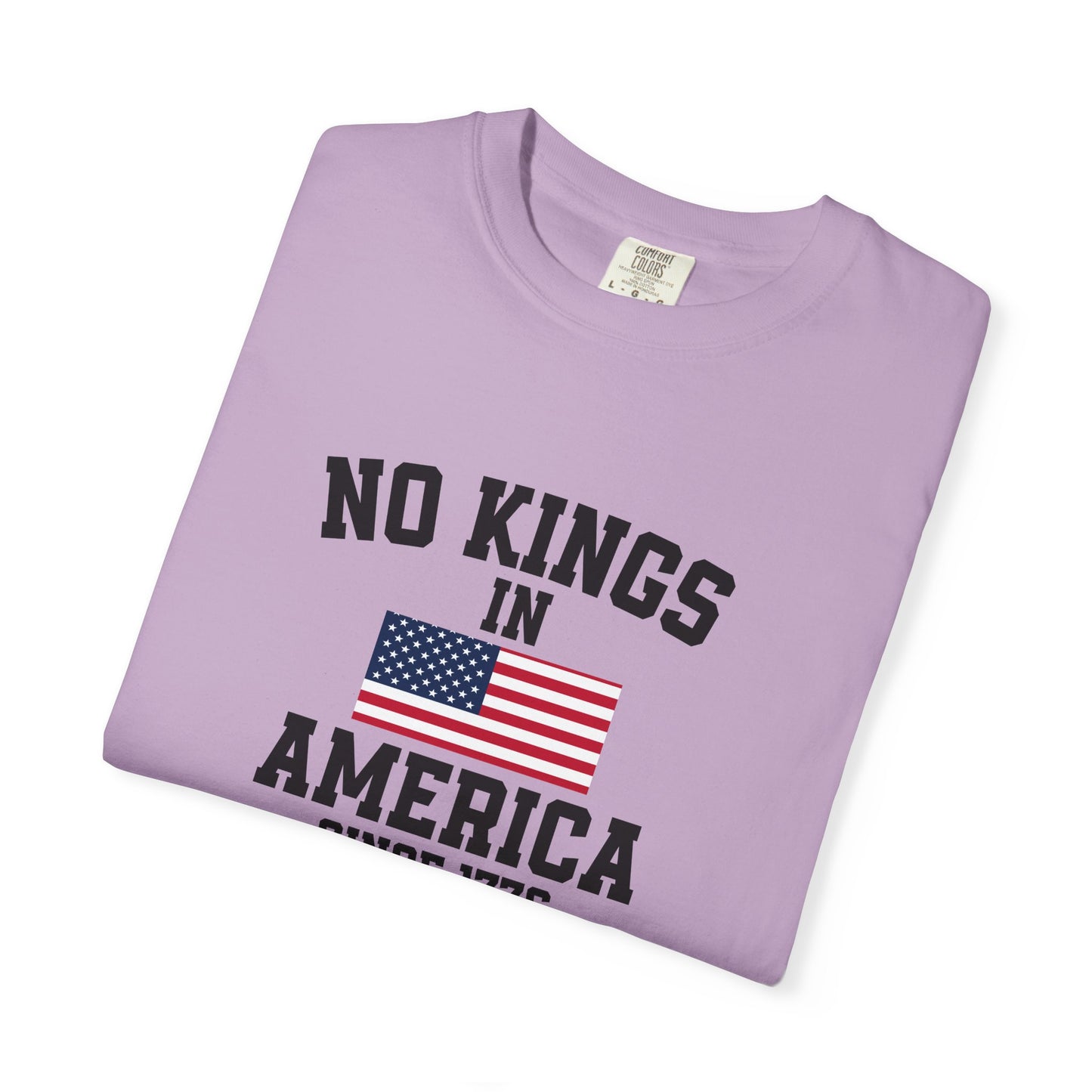 Personalized No Kings in America T Shirt, Democracy Tee, Patriotic Tee , personalized T shirt, 4th July Custom shirt, Liberal Shirt