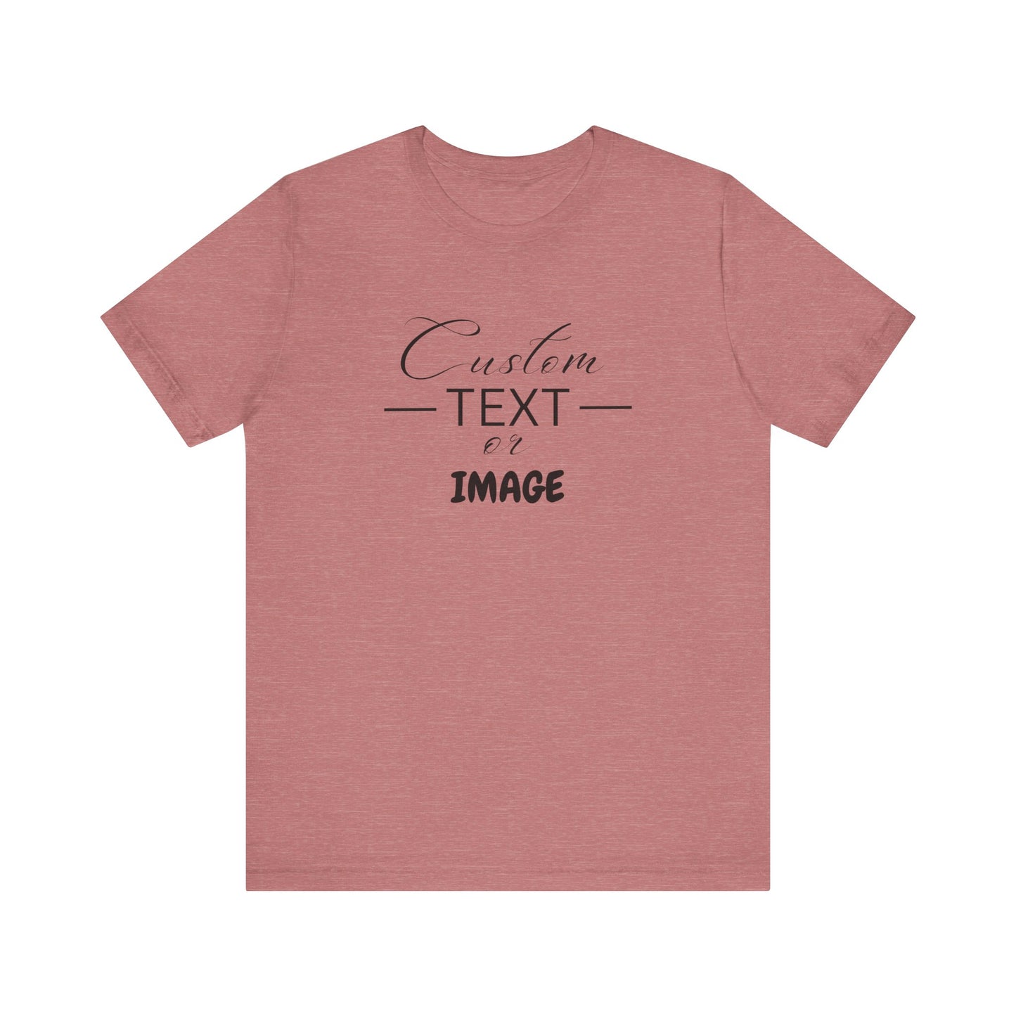 Custom Bell Canvas T Shirt, Personalized Bella Shirt, Custom Unisex Shirts, Custom Shirt, T-Shirt, Custom Logo Shirts, Customizable Business