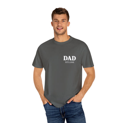 Dad Est Year Shirt,  Birthday Gift for Daddy, New Dad Gift Idea,Matching Dad & Daughter, Fathers Day Gifts from Daughter, Dad of Girls Tee