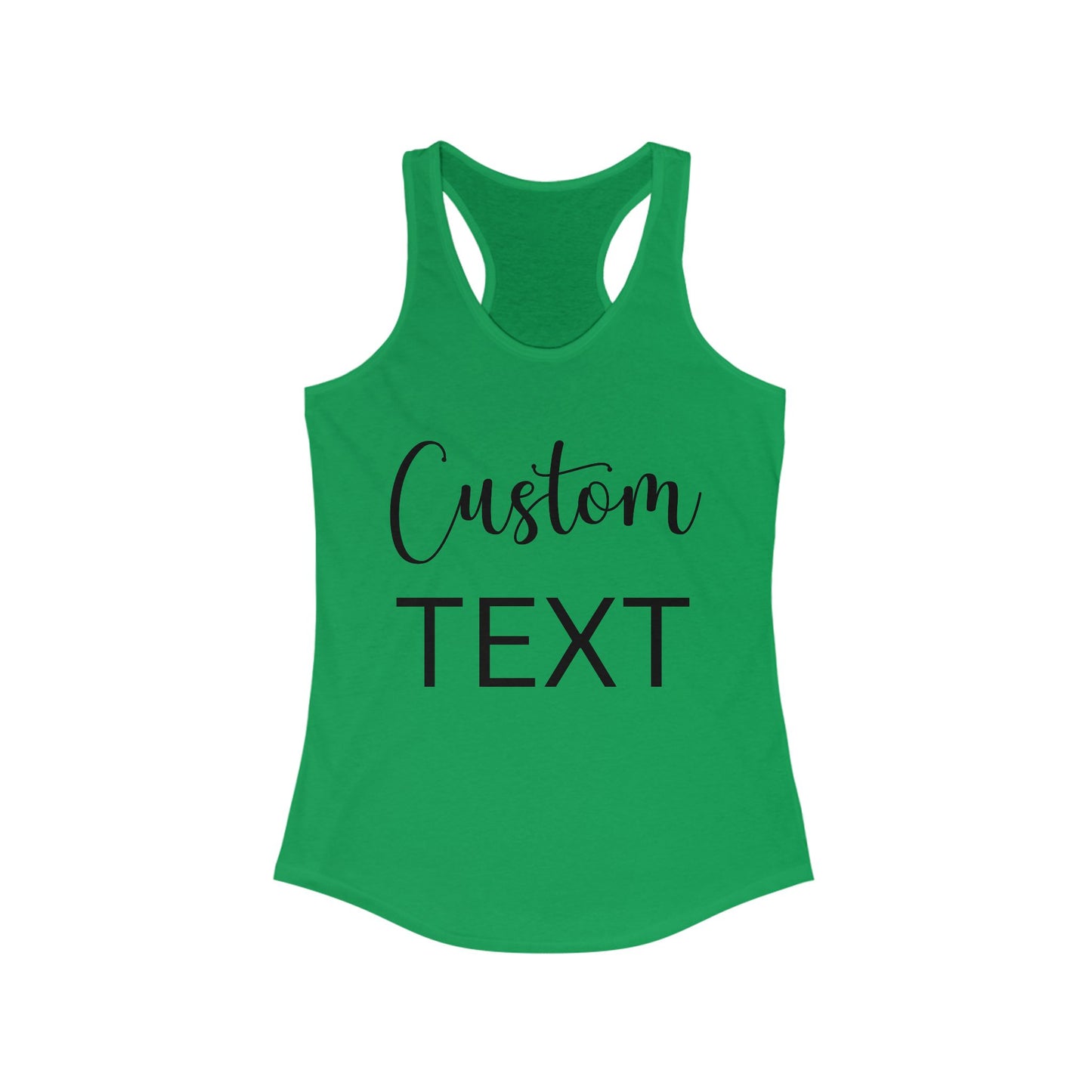 Custom Text Tank Top, Personalized Workout Tanks for Women, Workout Tank Custom Text, Custom Ladies Tank Tops,  Soft Custom Tank,