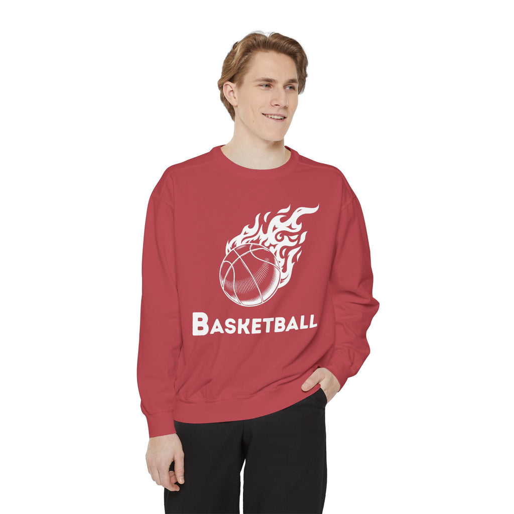 Basketball Player Sweatshirt,Basketball with Ball Sweater, Personalized Sports Outfit, Basketball MOM Gift , BAsketball Sweatshirt