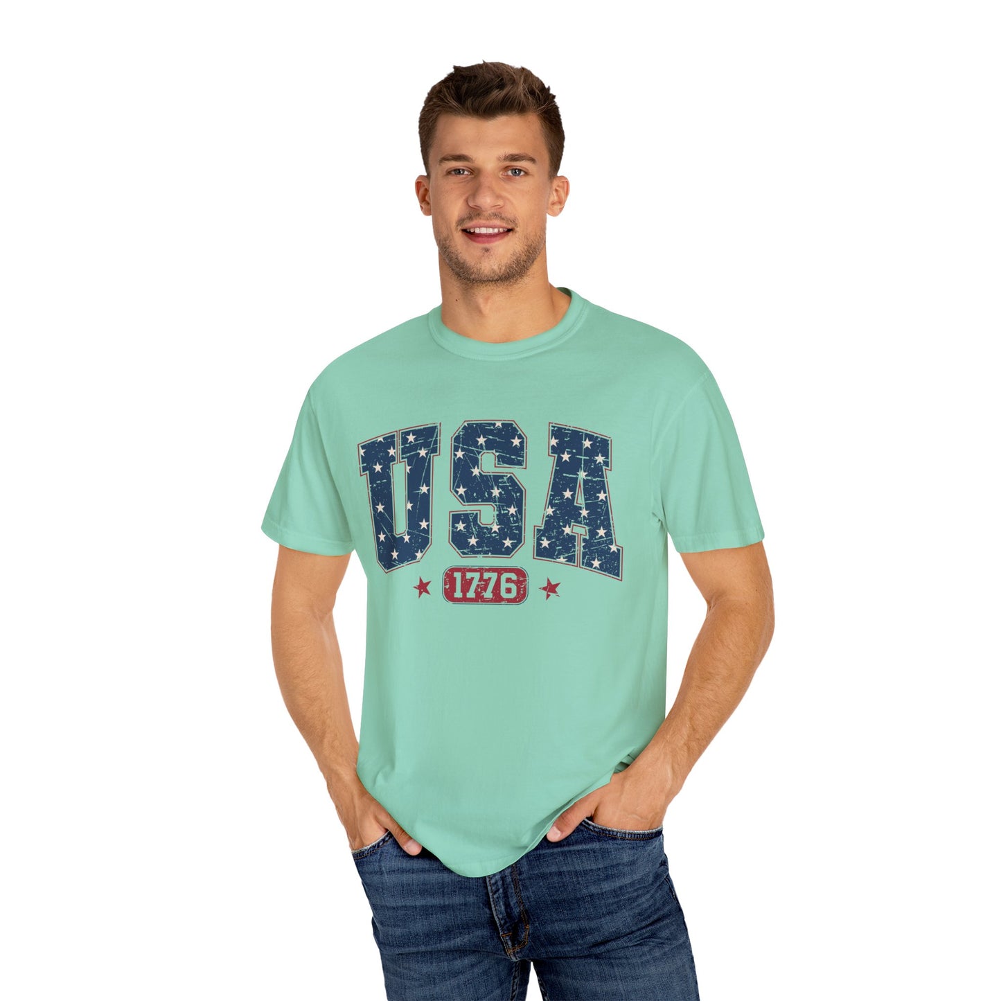 USA Comfort Colors Shirt, Red White and Blue, America Shirt, 4th of July Tee,mothers day, mommy and me, mom, 4th of july, patriotic