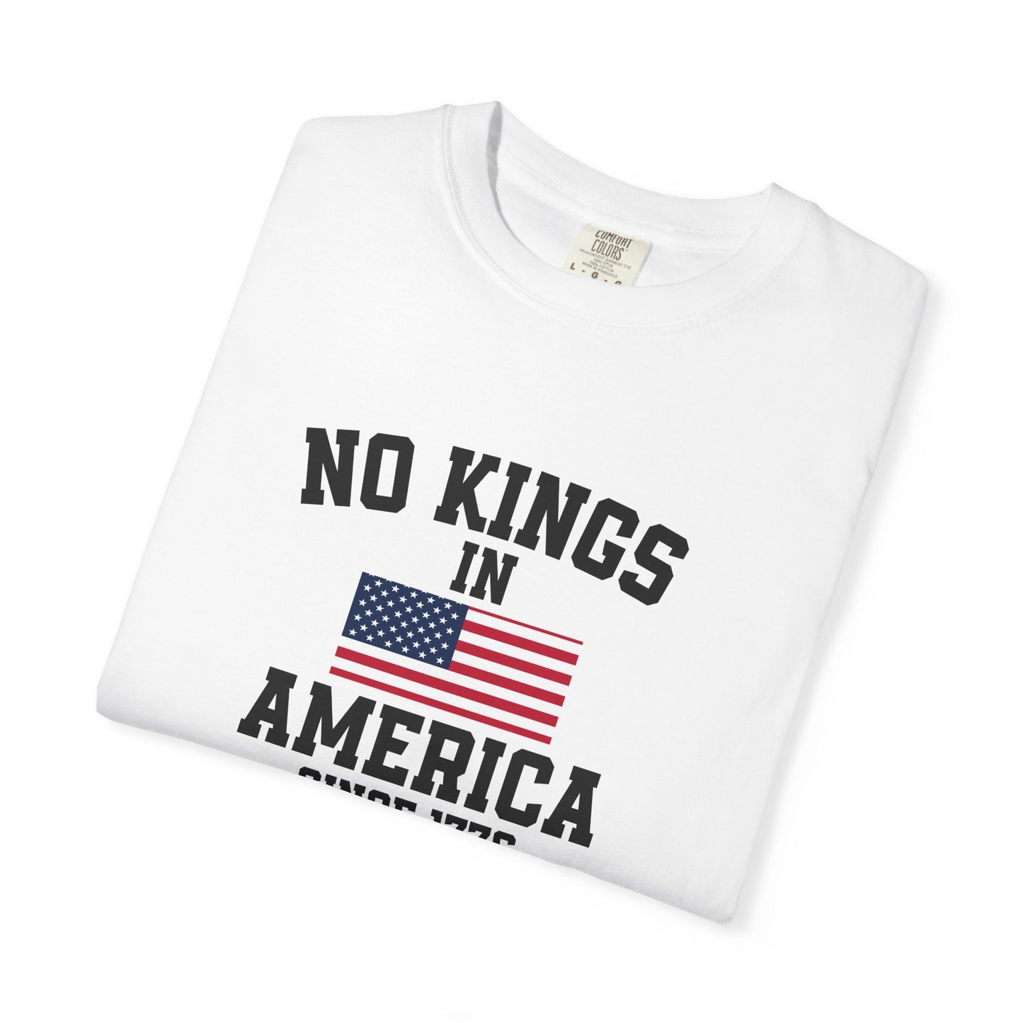 Personalized No Kings in America T Shirt, Democracy Tee, Patriotic Tee , personalized T shirt, 4th July Custom shirt, Liberal Shirt