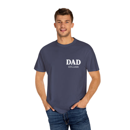 Dad Est Year Shirt,  Birthday Gift for Daddy, New Dad Gift Idea,Matching Dad & Daughter, Fathers Day Gifts from Daughter, Dad of Girls Tee