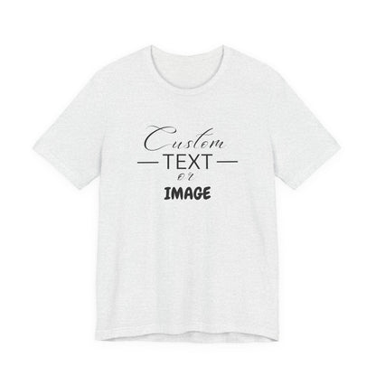 Custom Bell Canvas T Shirt, Personalized Bella Shirt, Custom Unisex Shirts, Custom Shirt, T-Shirt, Custom Logo Shirts, Customizable Business