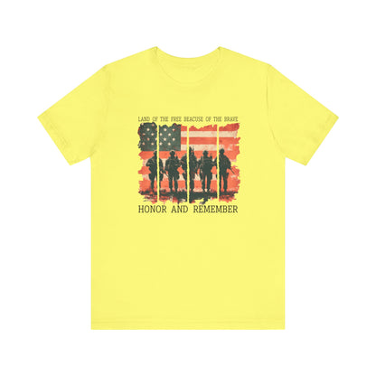 Memorial Day Shirt, American Flag Heart Shirt, Army Shirt, Patriotic American Flag Shirt,Land of the brave Shirt, Heart Memorial Day Shirt,