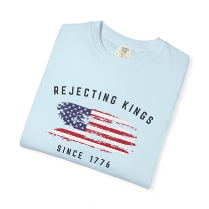Rejecting Kings Shirt, personalized 4th July independent shirt, Since 1776 Shirt,No Kings In America Shirt,Pro Democracy Shirt,gift for her