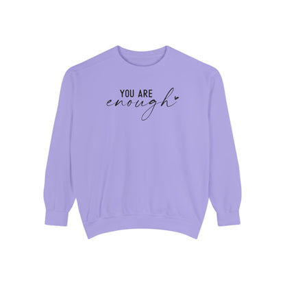 You are Enough Shirt, Front Shirt, Positivity Shirt, comfort color shirt, Gift for mom, you enough for me, sweatshirt