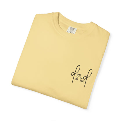 Personalized Dad Shirt, Dad Shirt, Gift for Dad, Dad Tee,  Dad EST Shirt, Dad Custom Shirt, Custom text, Gift for Dad, Father Gift