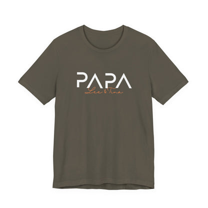 Personalized Dad Shirt with Name, Father T-Shirt Gift, Customize Father Shirt, Custom Text Shirt, Custom Name Shirt,  Father Day Gift