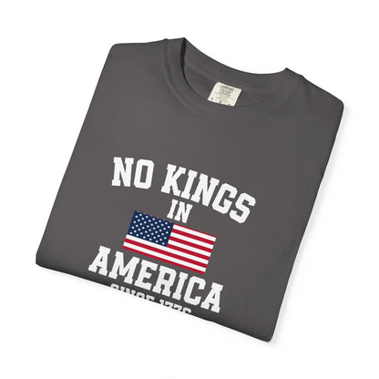 Personalized No Kings in America T Shirt, Democracy Tee, Patriotic Tee , personalized T shirt, 4th July Custom shirt, Liberal Shirt