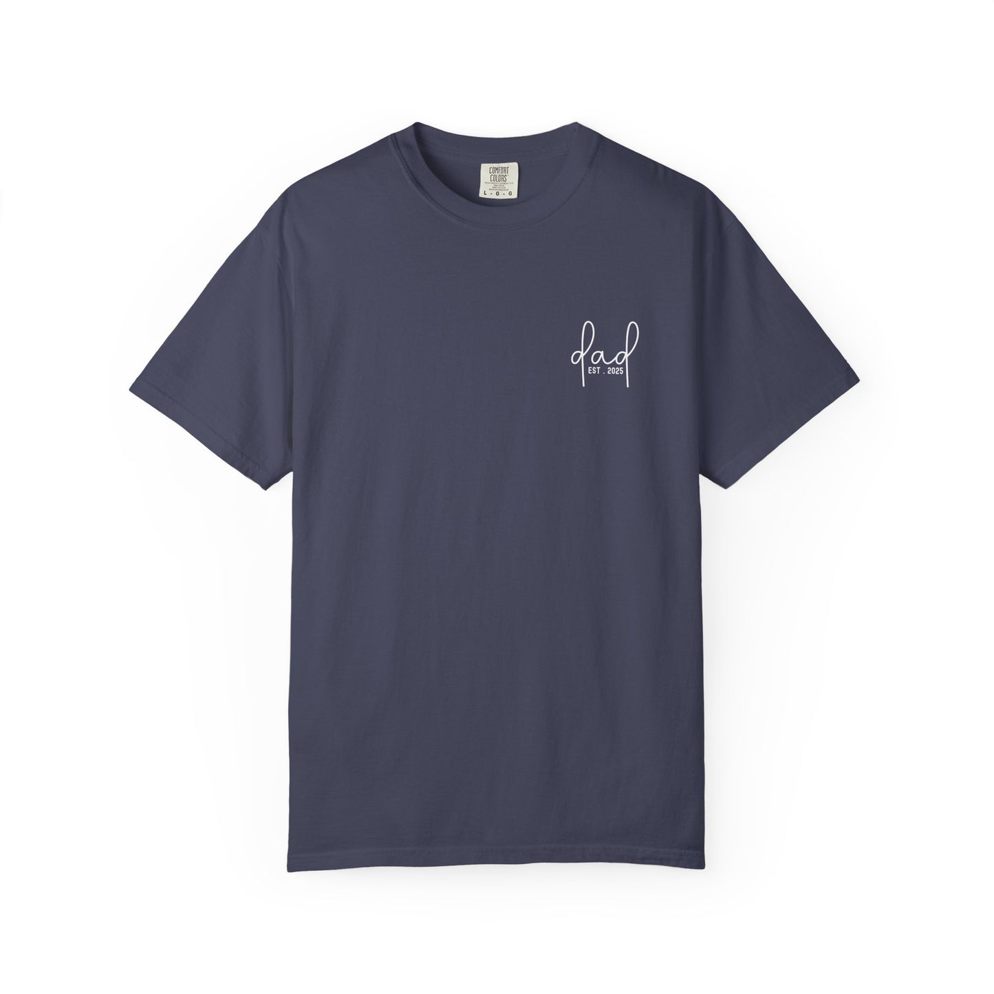 Personalized Dad Shirt, Dad Shirt, Gift for Dad, Dad Tee,  Dad EST Shirt, Dad Custom Shirt, Custom text, Gift for Dad, Father Gift