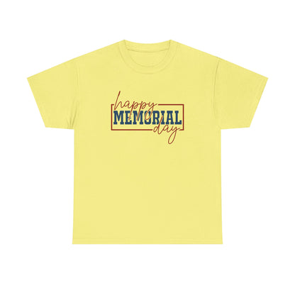 Happy Memorial Day T-shirt, Patriotic Tee, USA Shirt, Memorial Day Gift, American Pride Apparel, Holiday Clothing, gift for her,gift for him