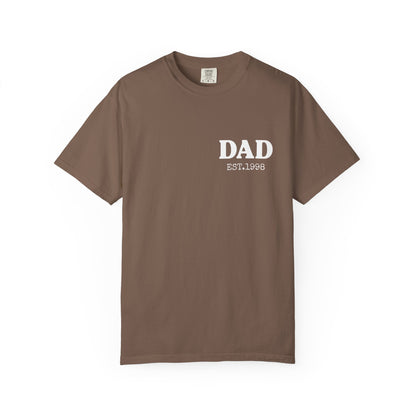Dad Est Year Shirt,  Birthday Gift for Daddy, New Dad Gift Idea,Matching Dad & Daughter, Fathers Day Gifts from Daughter, Dad of Girls Tee