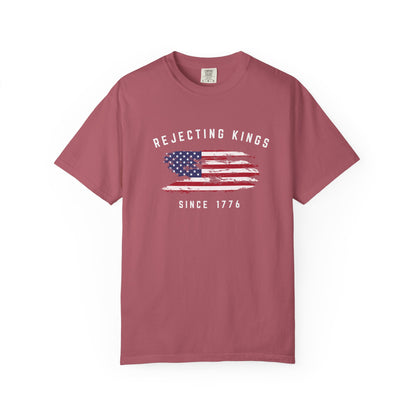 Rejecting Kings Shirt, personalized 4th July independent shirt, Since 1776 Shirt,No Kings In America Shirt,Pro Democracy Shirt,gift for her