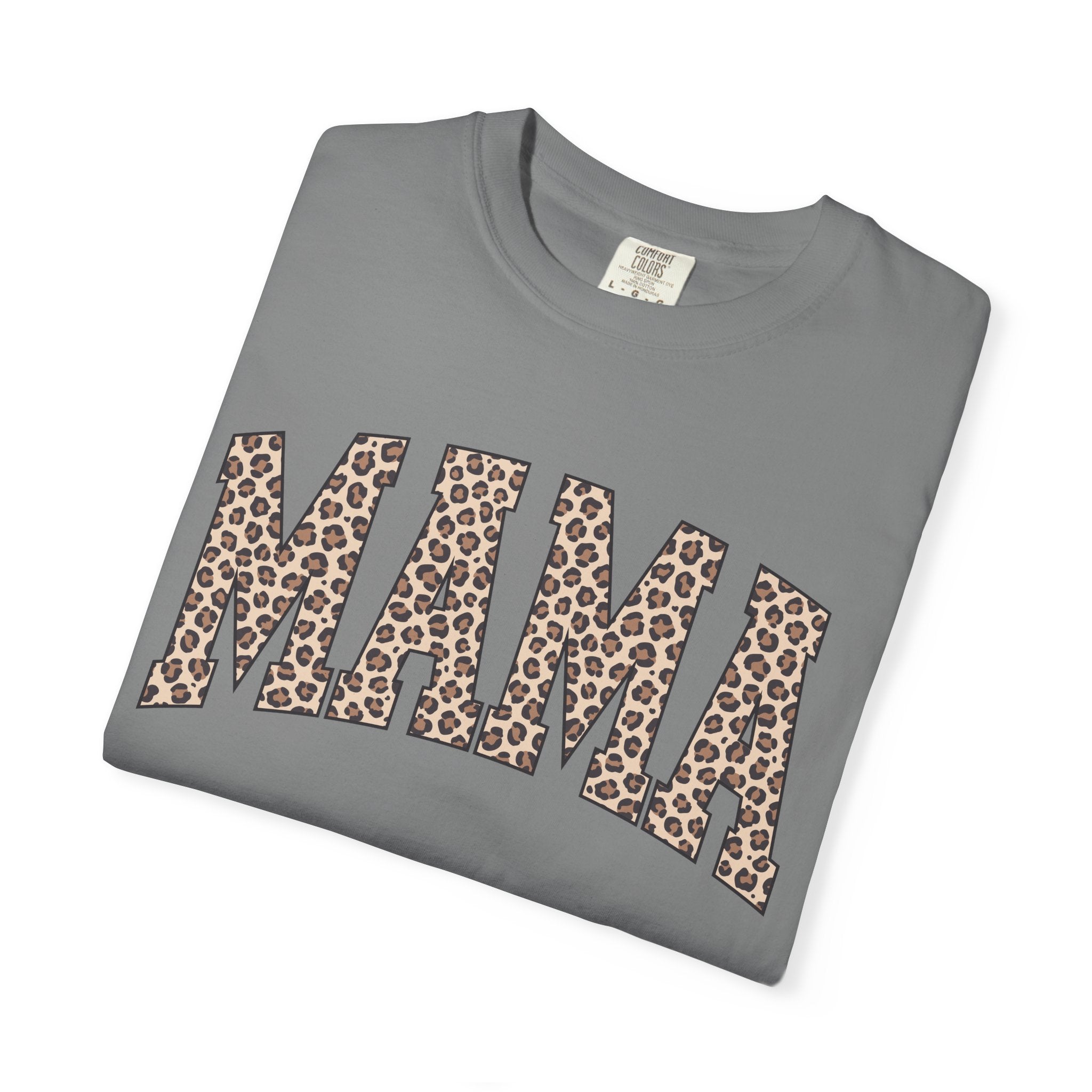 Comfort Colors® Leopard Mama Shirt, Gift For Mom, Mama Shirt, Mothers Day Gift, Gift For Mom, new mama gift, gift for her, gift for him