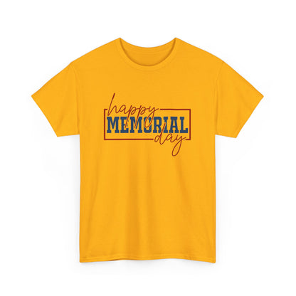 Happy Memorial Day T-shirt, Patriotic Tee, USA Shirt, Memorial Day Gift, American Pride Apparel, Holiday Clothing, gift for her,gift for him