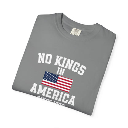 Personalized No Kings in America T Shirt, Democracy Tee, Patriotic Tee , personalized T shirt, 4th July Custom shirt, Liberal Shirt