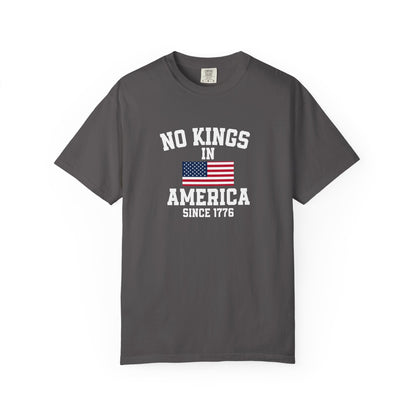 Personalized No Kings in America T Shirt, Democracy Tee, Patriotic Tee , personalized T shirt, 4th July Custom shirt, Liberal Shirt