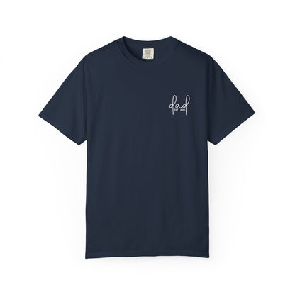 Personalized Dad Shirt, Dad Shirt, Gift for Dad, Dad Tee,  Dad EST Shirt, Dad Custom Shirt, Custom text, Gift for Dad, Father Gift