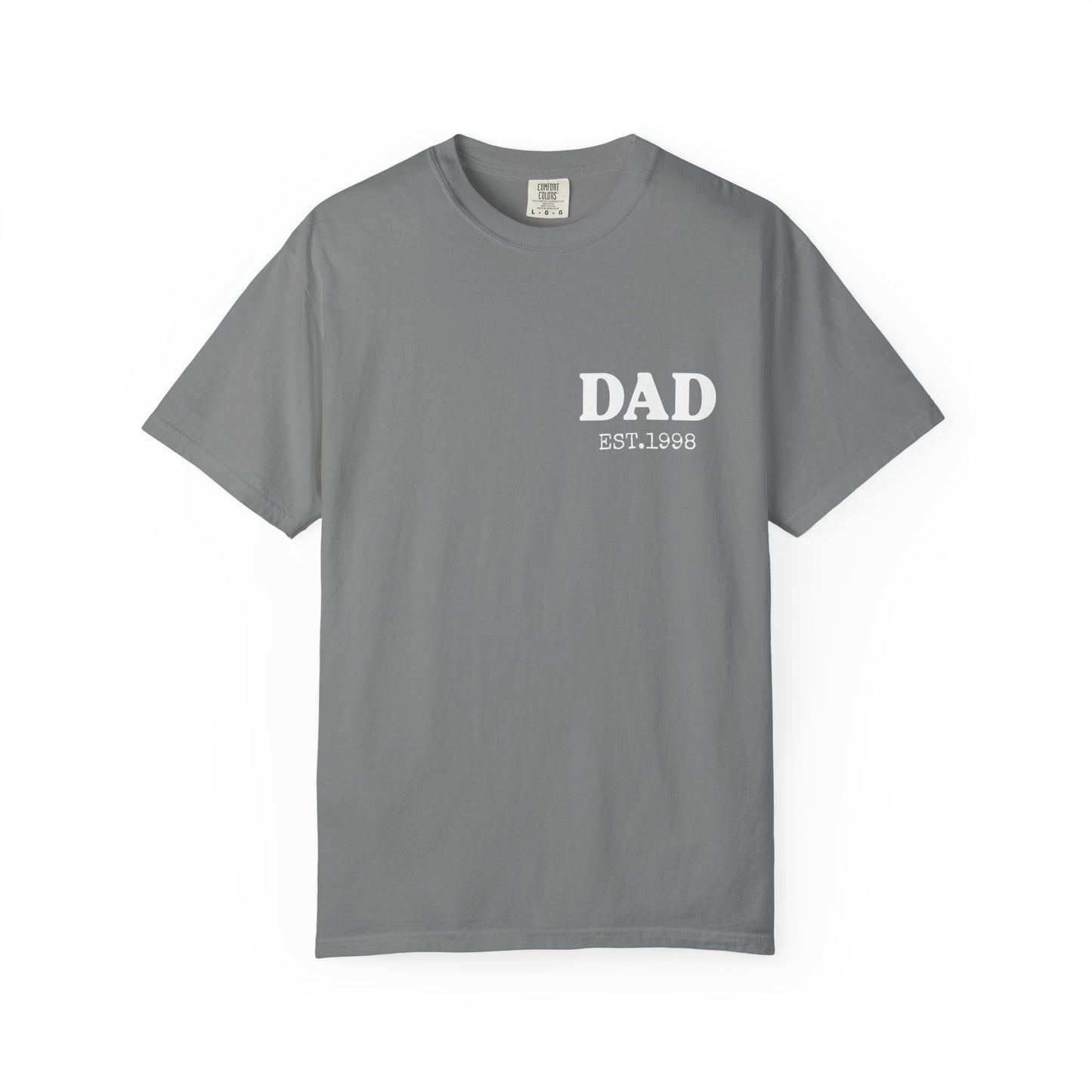 Dad Est Year Shirt,  Birthday Gift for Daddy, New Dad Gift Idea,Matching Dad & Daughter, Fathers Day Gifts from Daughter, Dad of Girls Tee