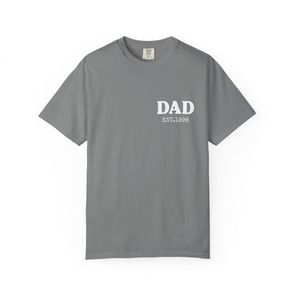 Dad Est Year Shirt,  Birthday Gift for Daddy, New Dad Gift Idea,Matching Dad & Daughter, Fathers Day Gifts from Daughter, Dad of Girls Tee
