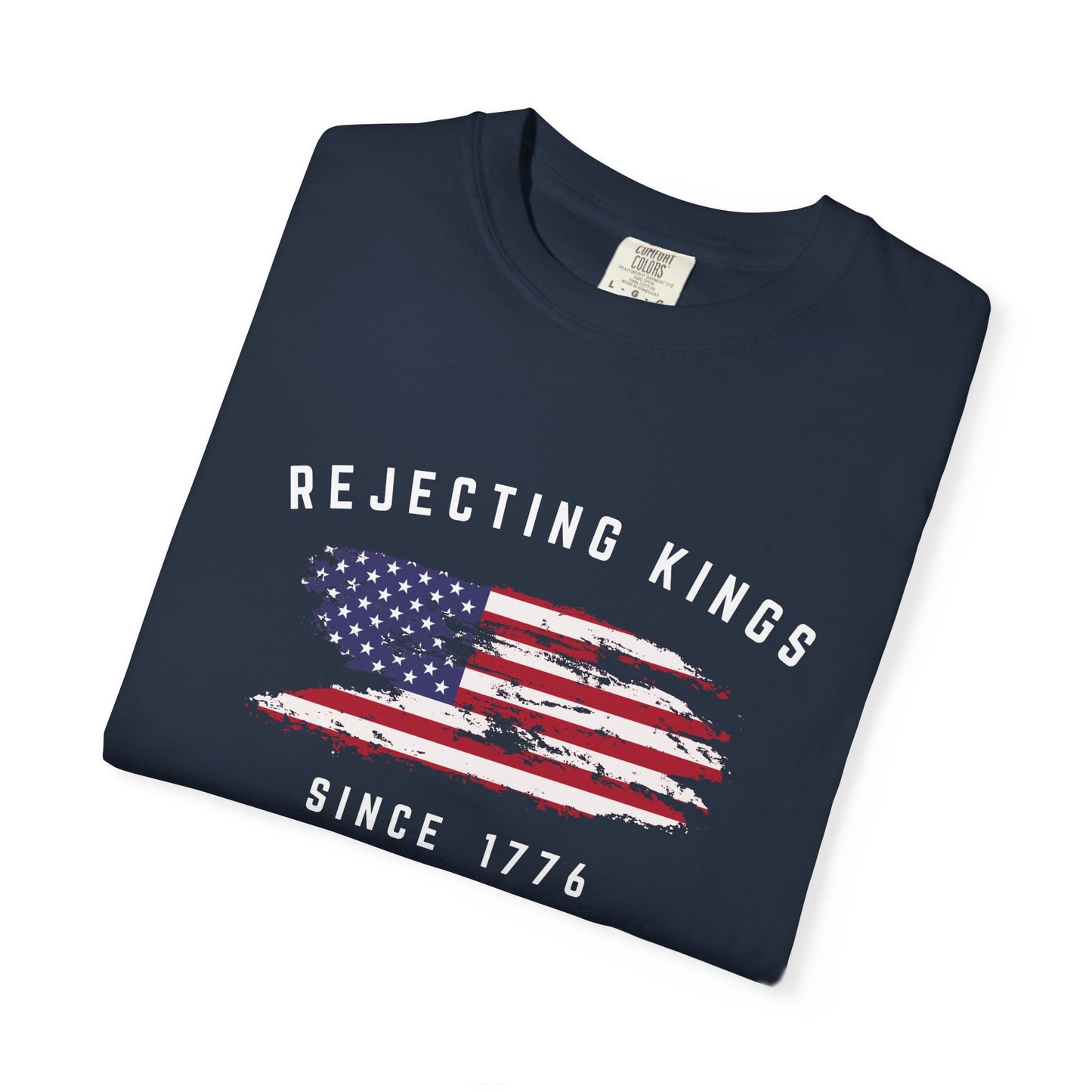 Rejecting Kings Shirt, personalized 4th July independent shirt, Since 1776 Shirt,No Kings In America Shirt,Pro Democracy Shirt,gift for her