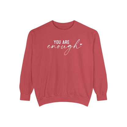 You are Enough Shirt, Front Shirt, Positivity Shirt, comfort color shirt, Gift for mom, you enough for me, sweatshirt