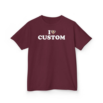 Personalized I Love Custom Svg, I Heart Custom Sweater Text, I Love Photo Svg, Custom I Love Custom ,Custom Graduation Text Gift