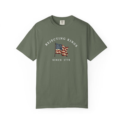 Comfort Colors® Rejecting Kings Since 1776 Protest Shirt, Anti Authoritarianism Shirt,  Pro Democracy Shirt, 4th July America Shirt, gift