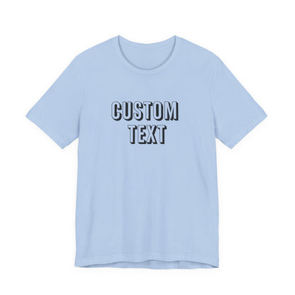 Custom Comfort Colors Shirt, Custom V Neck Shirt, Custom T Shirt, Add Your Own Text, Personalized Shirt , Boho , Adult Shirt, Custom Tee