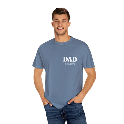 Dad Est Year Shirt,  Birthday Gift for Daddy, New Dad Gift Idea,Matching Dad & Daughter, Fathers Day Gifts from Daughter, Dad of Girls Tee